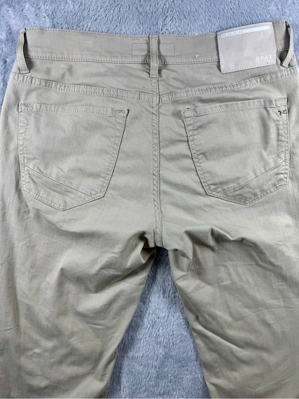 BRAX Chuck Hi Flex Stretch Pants Men 32x34 Khaki